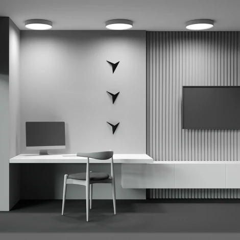 Потолочный светильник круглый Maytoni Zon C032CL-45W2.7K-RD-W (LED, 220V, круглые)