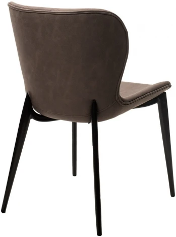 Стул КЛОД, цвет Kiprus-04 Коричневый, искусственная замша / черный каркас М-City