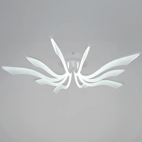 Потолочная люстра светодиодная с пультом и ночным режимом Reluce 35390-0.3-5+5 white (Умный дом) (220V)