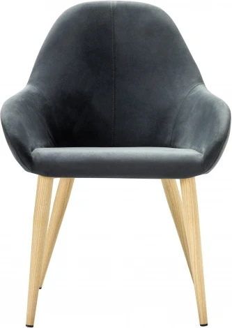 Кресло Kent Diag grey/нат.дуб R-Home арт.410119141h_Diaggrey_н.дуб