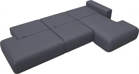 Диван угловой Лига-036 НПБ Модерн Лонг правый угол Лига Диванов (Экокожа) арт.127753