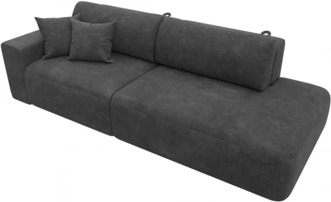 Диван прямой Лига-036 НПБ Модерн подлокотник слева Лига Диванов (Велюр) арт.127705L