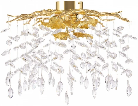 Потолочная люстра хрустальная Arte Milano Milano-3 23312.500.4.G9.B GD (220V)