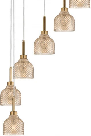 Подвесной светильник 11039/9P Amber Indigo Caramella V000433