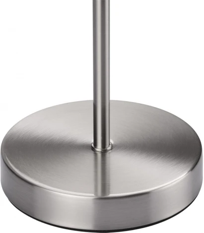 Настольная лампа Lumion Nikki 8250/1T никель/бежевый, металл/текстиль Е27 60W 220V (выключатель, круглые)