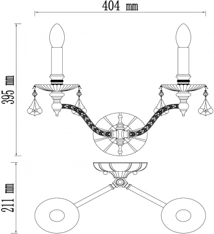 Бра Chiaro Габриэль 491021302