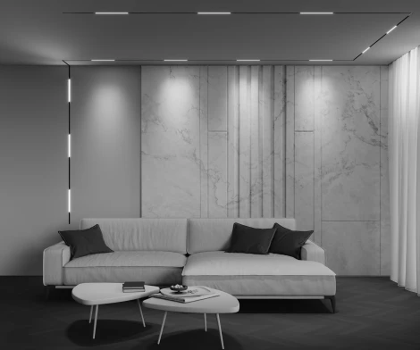 Трековый светильник низковольтный светодиодный 48V 6W 3000K Maytoni Technical Basis TR240-2-6W3K-B