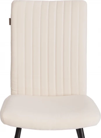 Стул обеденный Monte Carlo Tetchair (Флок/Молочный,Черный) арт.24793