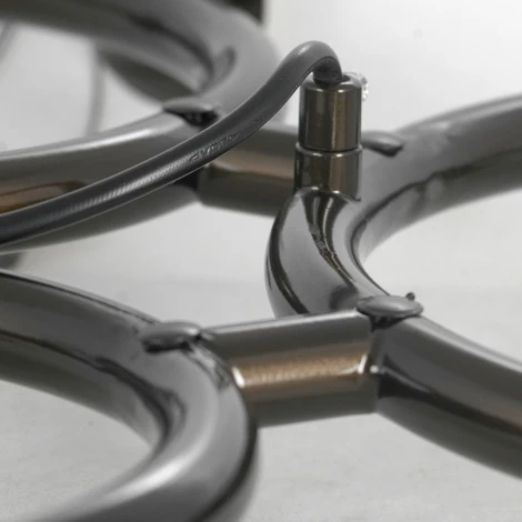 Подвесной светильник Lussole Downey LSP-8805 (220V, на тросе, шарики, молекулы)