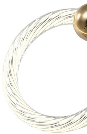 Подвесной светильник Zortes Auralia ZRS.57790.17 (LED, 220V, на проводе, кольцо)