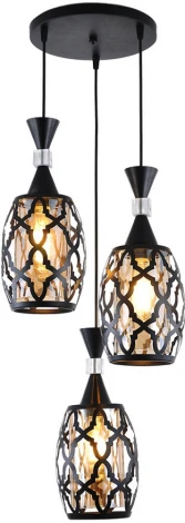 Подвесной светильник Seven Fires Dzhulius SF4047/3P-BK-AM