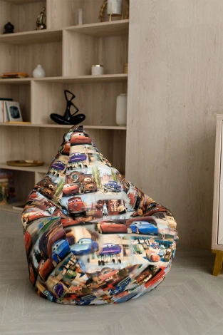 Детское кресло мешок Dreambag Тачки L (Классический) 5604401