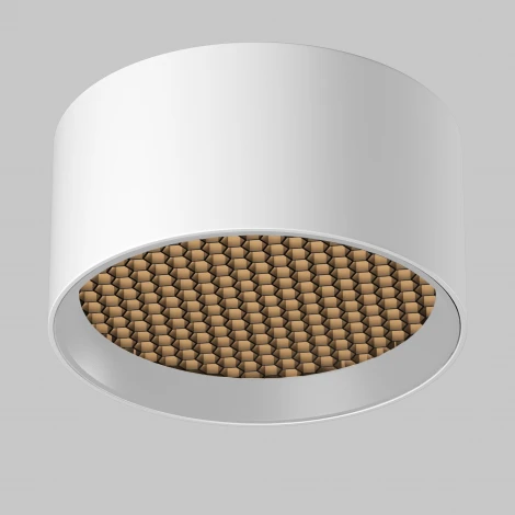 Накладной потолочный светильник влагостойкий LED Maytoni Glare C122CL-L7-3K-W (220V, круглые)