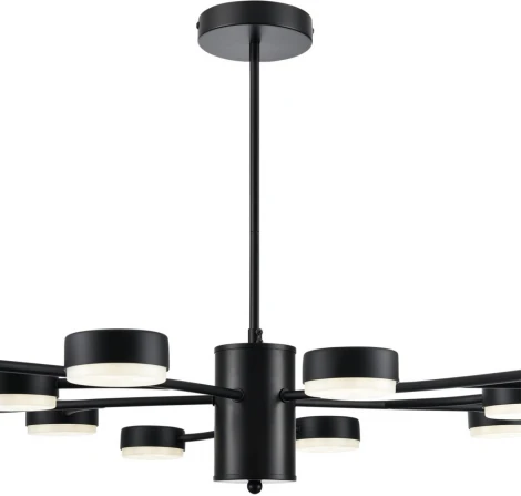 Потолочная люстра на штанге Lumion Torina 8117/15 черный, металл LED GX53 15*7W 220V