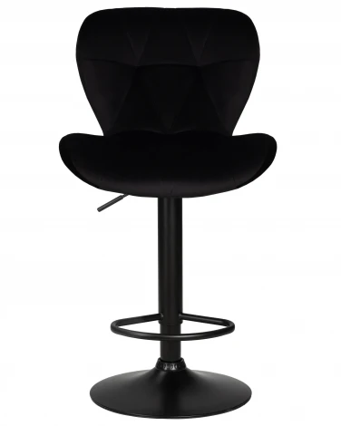 Набор 2 шт стул барный DOBRIN BARNY BLACK (черный велюр (MJ9-101))