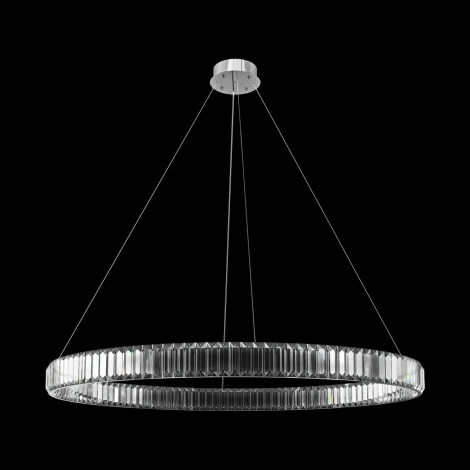 Подвесной светильник Crystal ring 10135/1000 Chrome Loft It (LED, 220V, на тросе, кольцо)