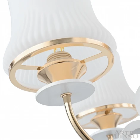 Подвесная люстра Arte Milano Florentia-1097 301097/6 Wh/Gd (220V, на цепи)
