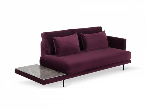 Кушетка Ricadi ОГОГО 798120 (фиолетовый, серый)