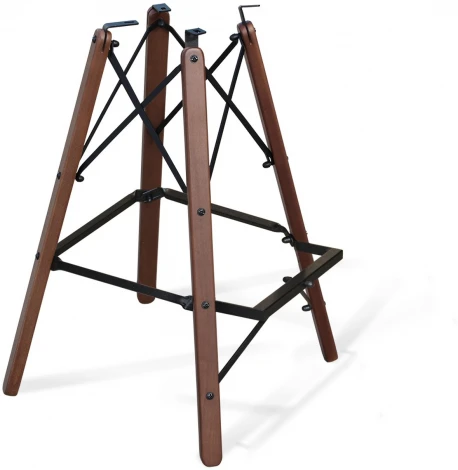 Стул барный Sheffilton SHT-ST35/S80 тихий океан/темный орех/черный