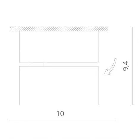 Спот Divinare Urchin 1295/04 PL-1