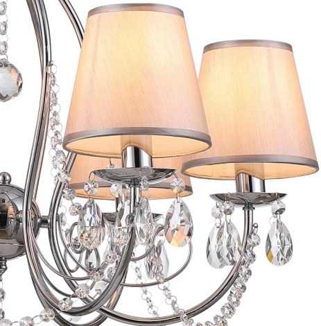 Подвесная люстра ILLUMICO IL6183-6P-27 CR (220V, на цепи)