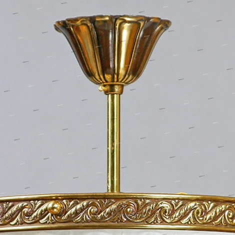 Люстра потолочная Ambiente by Brizzi Navarra, 3 лампы, бронза с белым