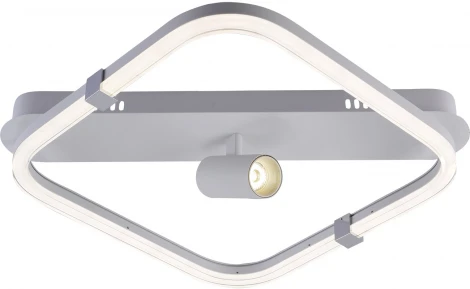 Потолочная люстра со спотом Escada Factor 10280/1LED 31+3Вт, металл/акрил, хром (регулировка яркости, 220V, пульт управления)