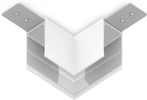 Коннектор угловой для накладного магнитного шинопровода Ambrella TRACK SYSTEM GL1031