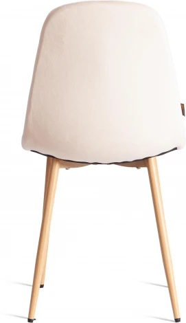 Стул BREEZE (mod. JSC-58) / 1 шт. в упаковке (Велюр,Металл  /Кремовый)