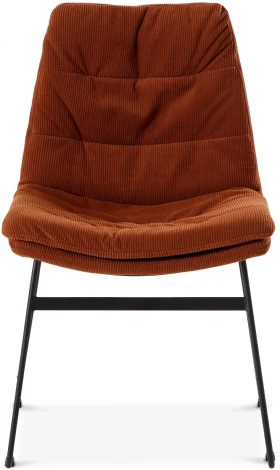 Обеденный стул Vitra ОГОГО Обстановочка! (Вельвет/Терракотовый,Черный) арт.930823