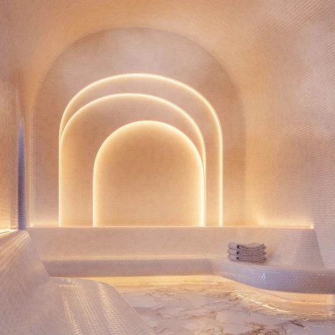 Светодиодная лента герметичная COB-PSW-X480-8mm 24V Warm3000 (6 W/m, IP67, TWP100, 5m) (Arlight, CRI>90) 060452