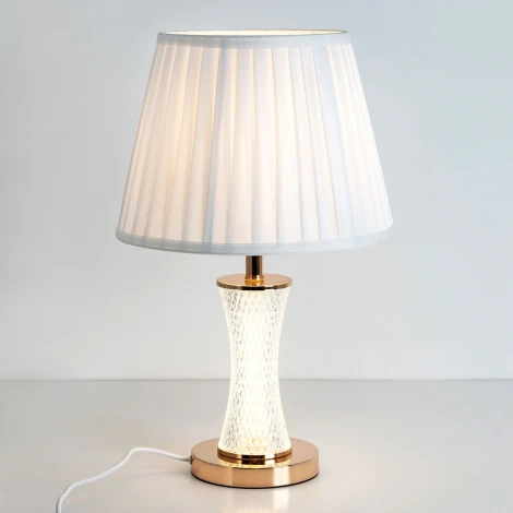 Интерьерная настольная лампа с регулировкой цветовой температуры и RGB LED4U L6161 GD