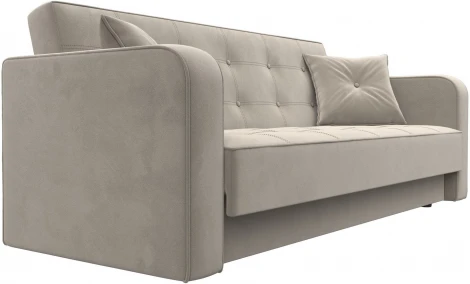 Диван-книжка Тур (Бежевый/Микровельвет) Лига Диванов арт.121780