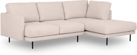 Диван Ricadi угловой ОГОГО (арт.727513), (Рогожка,Ткань/Бежевый)