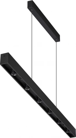 Подвесной светильник Novotech Fermo 359305 черный, диммируемый со сменой цв.температуры (сенсор) LED 15W/30W 4000К/2700,4000,6000K 220V (сенсорный выключатель, на проводе)