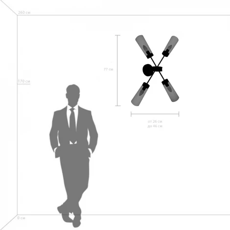Настенный светильник Crotone 690643 Lightstar (220V)