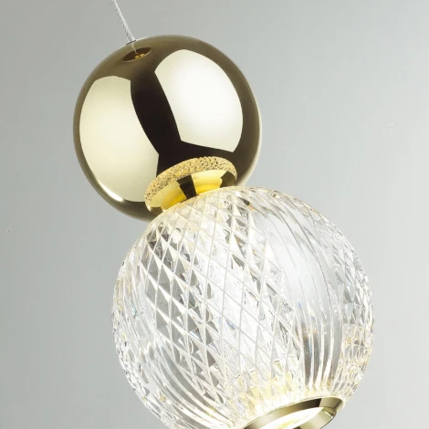 Подвесной светильник Crystal 5008/7L Odeon Light (LED, 220V, на проводе, шарики)