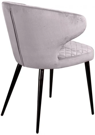 Стул Richard ромб, бархат светло-серый 26 Top Concept 77334