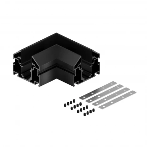 Соединитель угловой L-образный для шинопровода под натяжной потолок Hesby Lighting ElDeko HSBL_0187