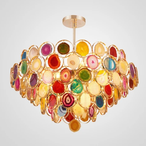 Люстра на штанге Agate 1D80 ImperiumLoft Agate01 (186182-26) (220V)