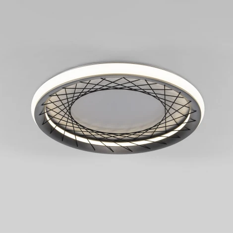 Потолочный светодиодный светильник круглый Eurosvet Parafe 40022/1 LED серый (220V, круглые)