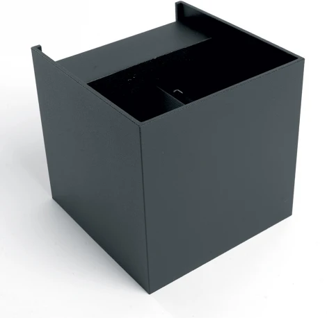 Настенный уличный светильник светодиодный Feron Майами 48098 DH012, 2*3W, 450Lm, 3000K, черный (220V, IP54)