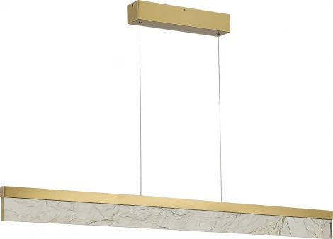 Подвесной линейный светильник ST Luce Splendid SL6234.303.45 Латунь/Золотистый LED 1*45W 4000K (220V, на проводе)