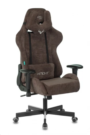 Кресло игровое Бюрократ VIKING KNIGHT LT10 FABRIC коричневый Stool Group арт.УТ000003153