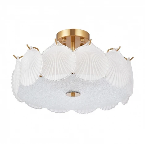 Потолочная люстра на штанге Arte Milano Rim 316009/D400 BS (220V, круглые, ракушка)