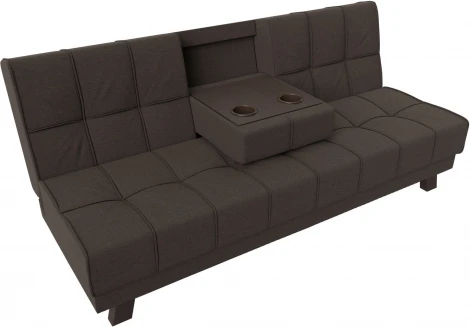 Диван прямой Винсент (Коричневый/Рогожка) Лига Диванов арт.121567