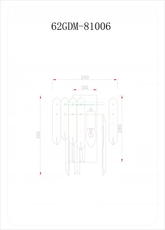 Бра Garda Decor 62GDM-81006 (220V)