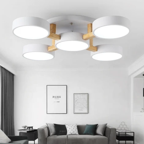 Потолочная люстра Joist 5 White ImperiumLoft Joist01 (178326-26) (LED, 220V)