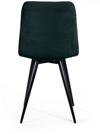 Стул UNO, бархат зелёный 19/ чёрный конус Top Concept UNO 74634