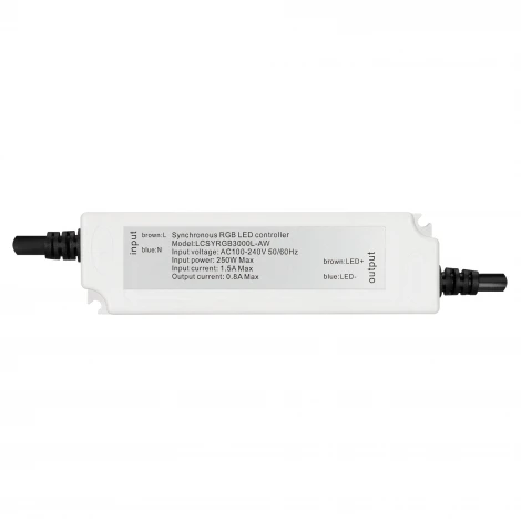 Контроллер ARD-CLASSIC-SYNC-RGB-3000LED Black (230V, 250W, RF ПДУ) (Закрытый)